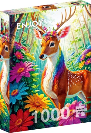 Enjoy: Magical Deer (1000) verticale puzzel