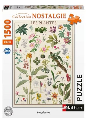 Nathan: Les Plantes (1500) verticale puzzel