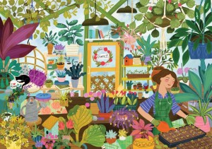 Pieces and Peace: My Happy Place is in the Greenhouse (2000) legpuzzel