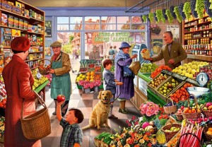 Bluebird: Village Greengrocer (1000) legpuzzel