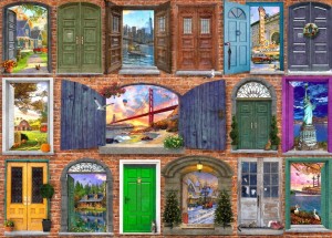 Bluebird: Doors of USA (500) legpuzzel