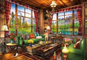 Bluebird: Mount Cabin View (1000) legpuzzel