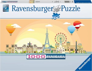 Ravensburger: A Day in Paris (1000) panoramapuzzel