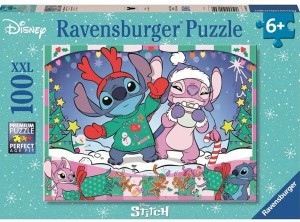 Ravensburger: Stitch Vrolijk Kerstfeest (100XXL) kinderpuzzel