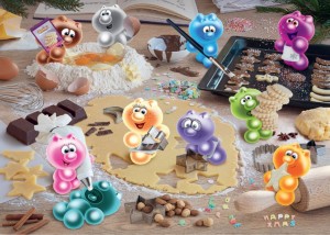 Ravensburger: Gelini's Christmas Bakery (1500) kerstpuzzel