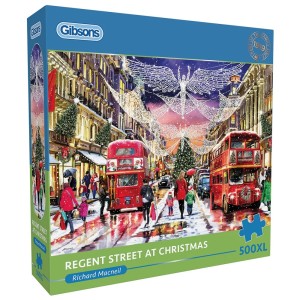 Gibsons: Regent Street at Christmas (500XL) kerstpuzzel