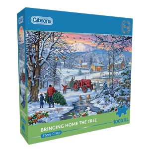 Gibsons: Bringing Home the Tree (100XXL) kerstpuzzel