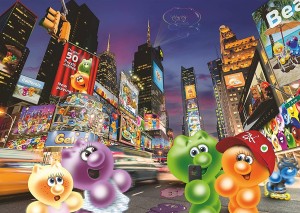 Ravensburger: Gelini at Times Square (1000) legpuzzel