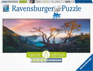 Ravensburger: Nature Edition 21 - Zwavelzuurmeer bij Mount Ije (1000) panoramapuzzel