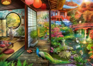 Ravensburger: Japanese Garden Teahouse (1000) legpuzzel