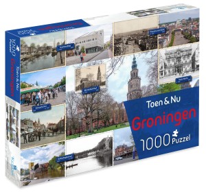 Tucker's Fun Factory: Toen & Nu Groningen (1000) legpuzzel