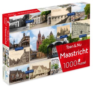 Tucker's Fun Factory: Toen & Nu Maastricht (1000) legpuzzel