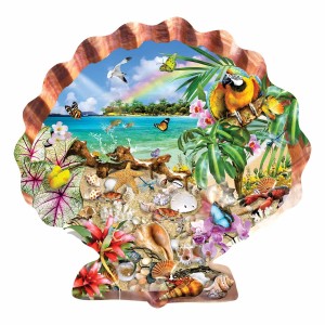 SunsOut: Tropical Shells (1000) shaped puzzel