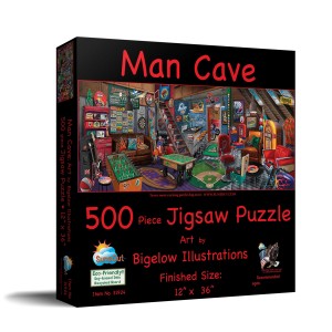 SunsOut: Man Cave (500XL) panoramapuzzel