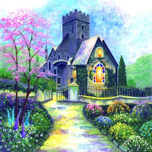 SunsOut: Irish Church (500XL) vierkante puzzel