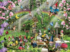 SunsOut: Gnomes Playground (300XXL) legpuzzel