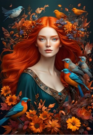 Bluebird: Flora - Soul of Nature Collection (1000) verticale puzzel