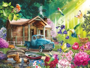 SunsOut: Fantasy Cabin (500XL) legpuzzel