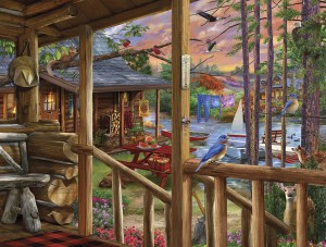 SunsOut: At the Cabins (300XXL) legpuzzel