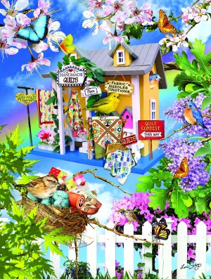 SunsOut: Sky High Quilts (500XL) verticale puzzel