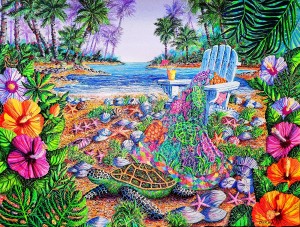 SunsOut: Tropical Breeze (500XL) legpuzzel