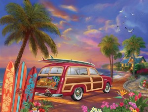 SunsOut: Surfer Sunset (500XL) legpuzzel