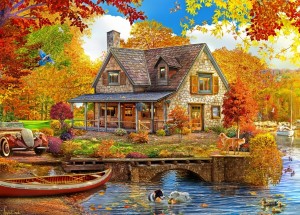 Bluebird: Lake House (500) herfstpuzzel