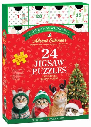 Eurographics: Advent Calendar - Christmas Whiskers (24x50) kerstpuzzel