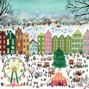 Pieces and Peace: Christmas in the Square (1000) kerstpuzzel