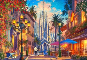 Bluebird: Barcelona (1000) legpuzzel