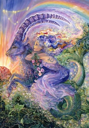 Grafika: Josephine Wall - Zodiac Sign Capricorn (1000) verticale puzzel