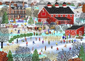 Alipson: Duck Pond in Winter (500) winterpuzzel