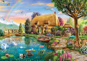 KS Games: Lakeside Cottage Summer (2000) legpuzzel OP = OP