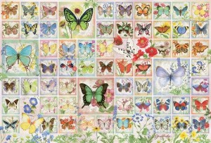 Cobble Hill: Butterflies and Blossoms (2000) legpuzzel OP = OP