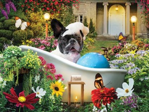 SunsOut: Bubble Bath in the Garden (500XL) legpuzzel