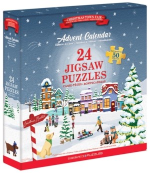 Eurographics: Advent Calendar Christmas Fair (24x50) kerstpuzzel