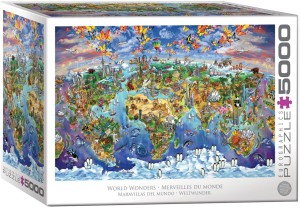 Eurographics: World Wonders (5000) legpuzzel