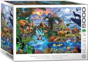 Eurographics: Animals of the World (5000) legpuzzel