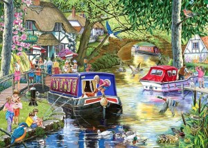 House of Puzzles: Summer on the River (1000) legpuzzel