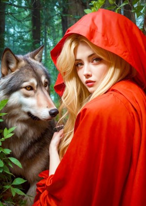 Enjoy: Red Riding Hood (1000) verticale puzzel