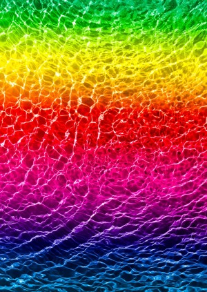 Enjoy: Submerged Rainbow (1000) verticale puzzel