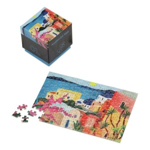 Penny Puzzle: Santorini Sun (150) minipuzzel