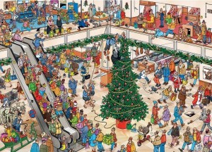 Jan van Haasteren: Kerst Koopjes (1000) kerstpuzzel