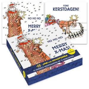 Comello: Jan van Haasteren Wenskaartenpakje Merry X-Mas OP = OP