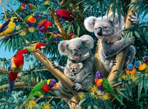 Ravensburger: Koalas in a Tree (500) legpuzzel