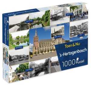 Tucker's Fun Factory: Toen en Nu 's Hertogenbosch (1000) legpuzzel