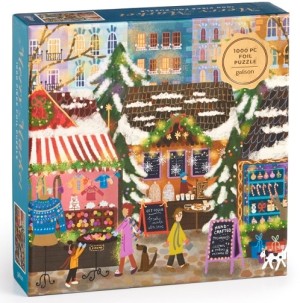 Galison: Merry Market (1000) kerstpuzzel