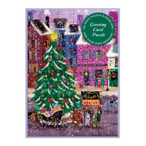 Galison: Greeting Card Puzzle Christmas (60) puzzelkaart