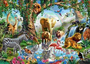 Ravensburger: Adventures in the Jungle (1000) legpuzzel