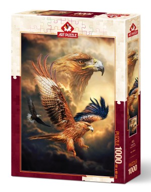 Art Puzzle: Eagle Sky (1000) verticale puzzel